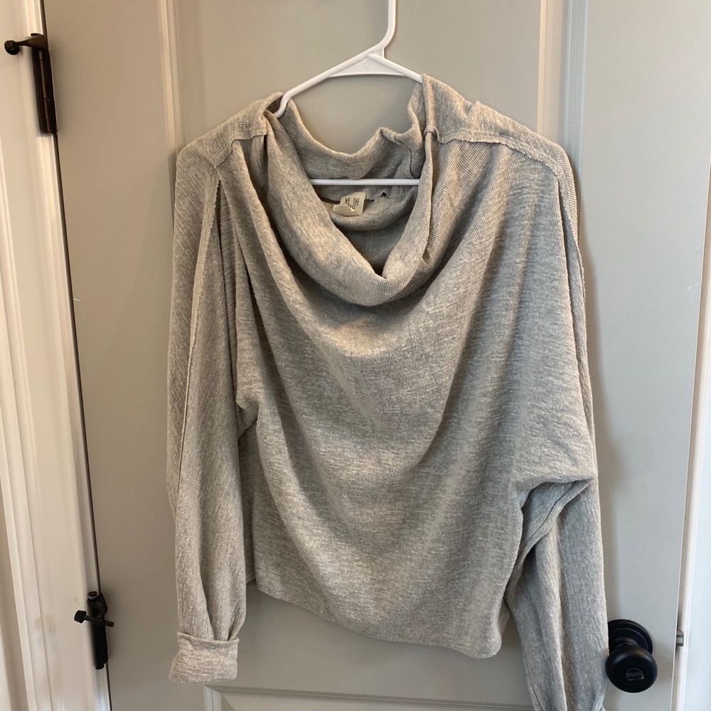 Free people off the shoulder shrug sweater